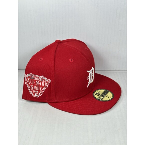 New Era Detroit Tigers 59FIFTY MLB Hat Cap Allstar Side Patch NWT Size 7 1/2 - Picture 2 of 5